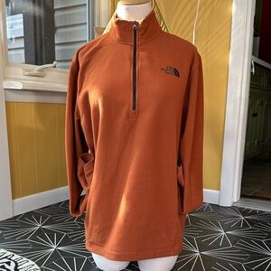 The North Face Rust Fleece Half-Zip Men’s sz S